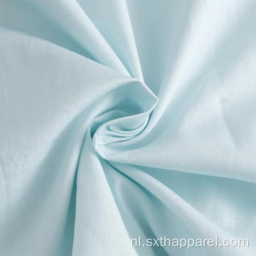 Blauw herenoverhemd van 100% poplin katoen met korte mouwen